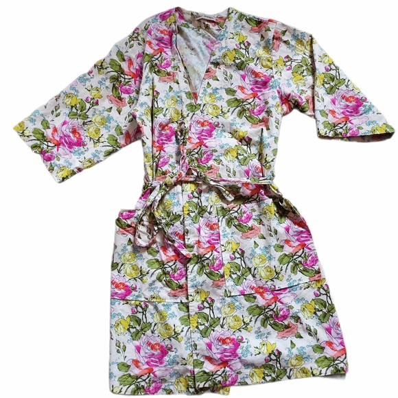 Floral Wrap Dress/Robe - Picture 5 of 7